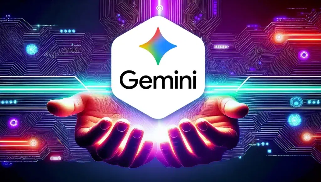 Google's Gemini logo, a popular AI tool for multimodal analysis.