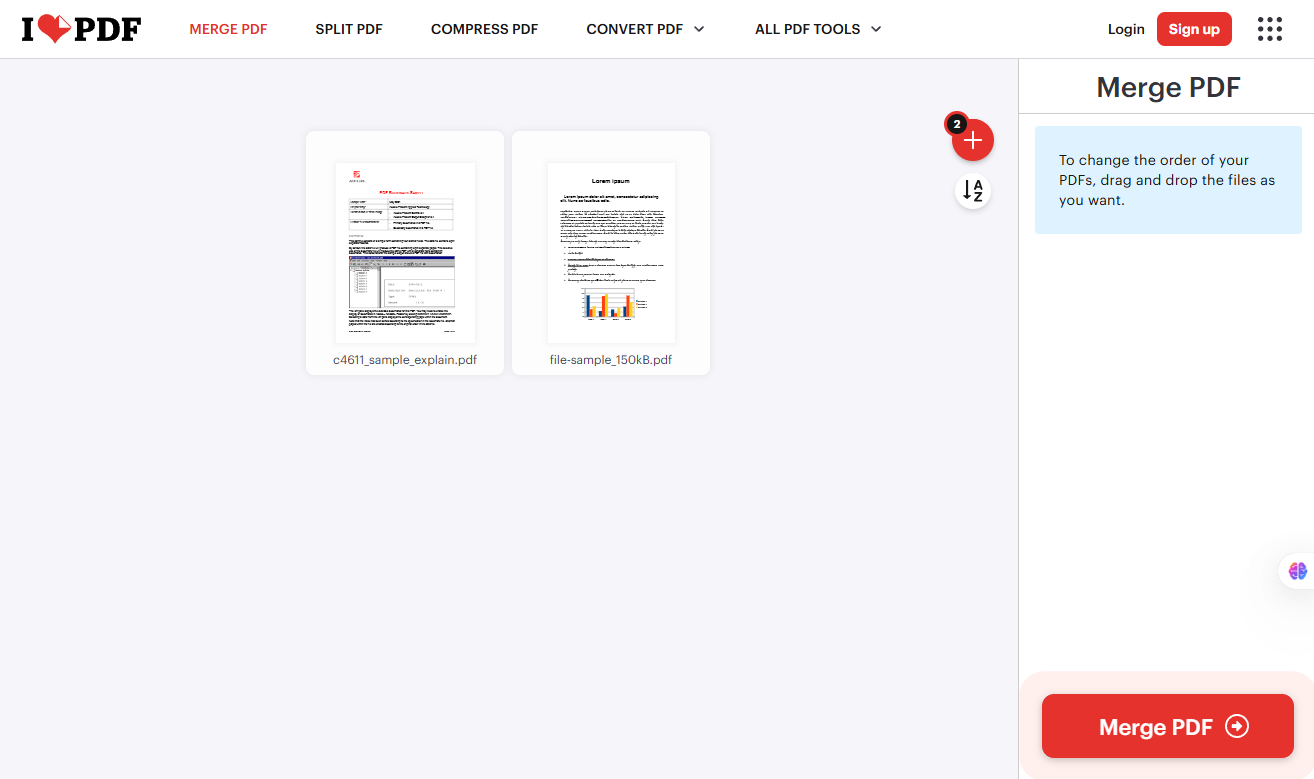 Merge PDF Online Free - EzyToolz vs ILovePDF vs Smallpdf vs PDF24