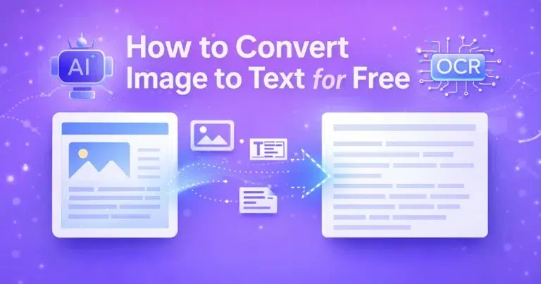 Convert Image to Text Online for Free