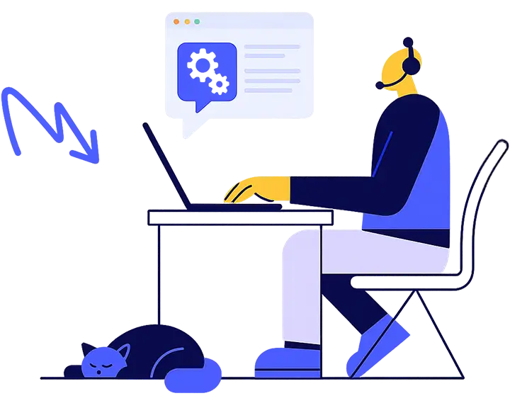 man working on Free Online Tools