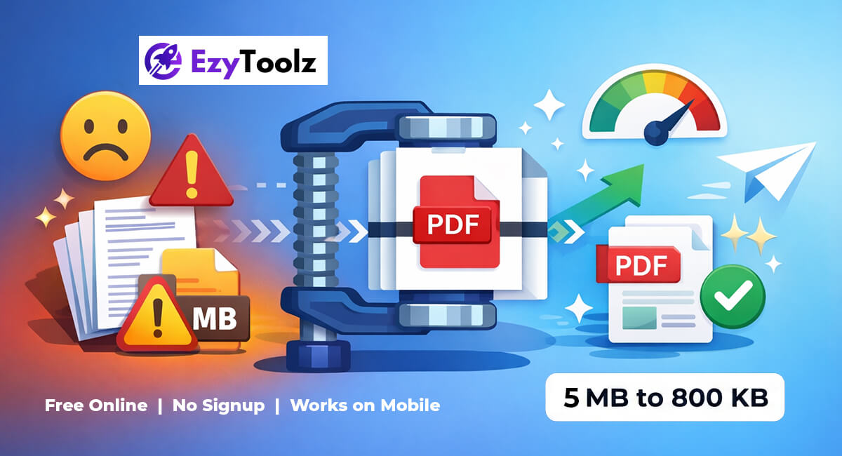 How to reduce PDF file size online free without losing quality