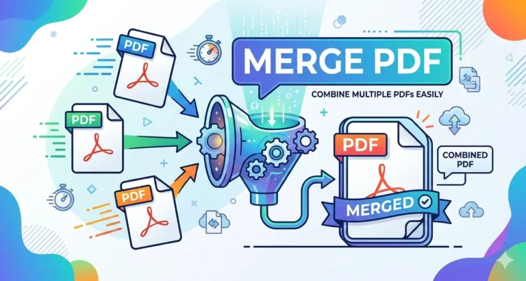 best free PDF merger online — combining multiple PDF files into one using EzyToolz