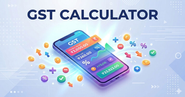 New GST rates 2025 India calculator showing tax slabs on mobile